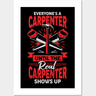 Funny Carpentry Job Carpenter Gift Posters and Art